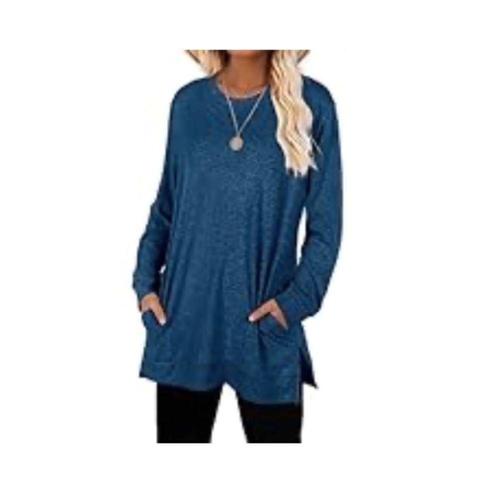 XL Womens Short Sleeve Round Neck Lightweight Sweatshirt, new with tags